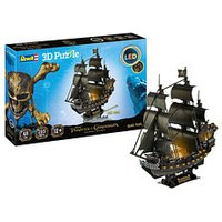 Revell Disney Pirates of the Caribbean Piratenschiff Black Pearl - LED Edition 3D-Puzzle, 293 Teile von Revell