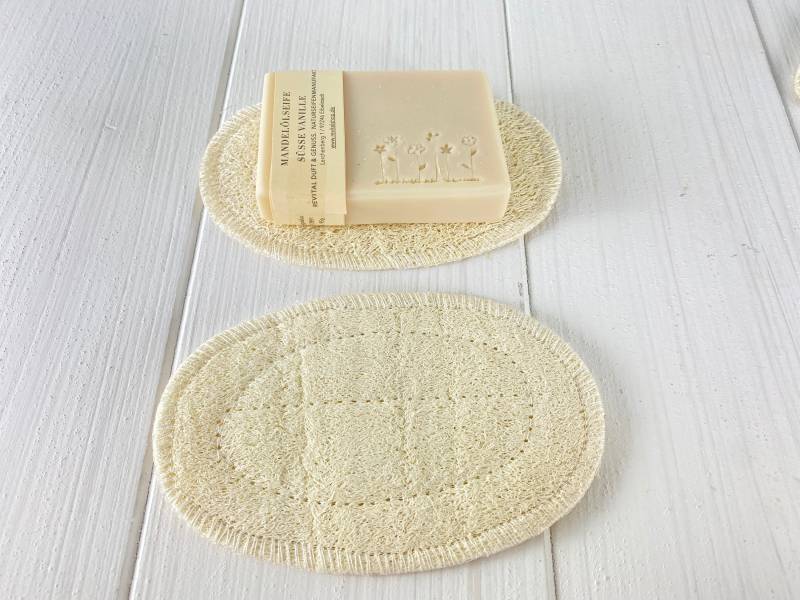 Luffa Seifenablage Oval 13 X 8, 5 cm von Revitalshop