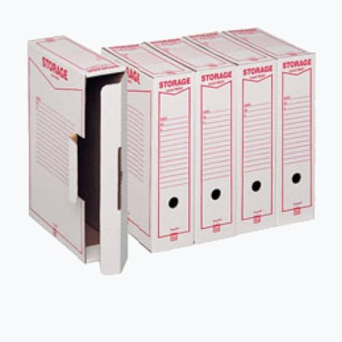 KING MEC Storage A4 Archivio Box - Weiß - 1 Stück - 160100 von King Mec