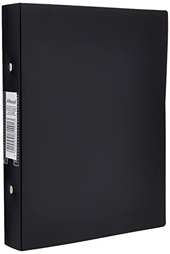 Rexel 13428BK Ringbuch (A5, 2 Ringe) schwarz von Rexel