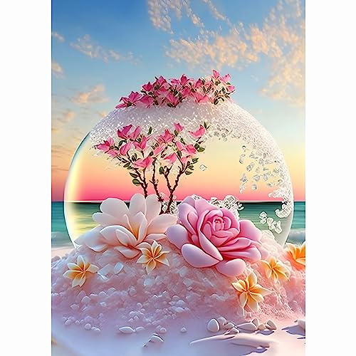 Rheskbecy Diamond Painting Set für Erwachsene ，DIY 5D Diamant Painting Kristallkugel-Malen nach Zahlen Diamant Anfänger，Home Wall Decor 30x40cm… von Rheskbecy