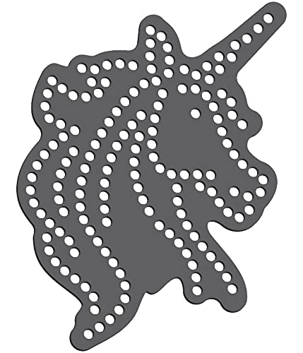 Rhinestone Genie Unicorn 001 Magnetischer Strass Schablone schwarz von Rhinestone Genie