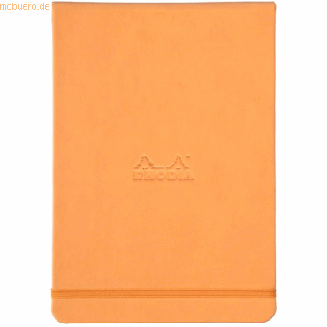 Rhodia Notizblock Webnotepad A5 14,8x21cm 96 Blatt 90g liniert orange von Rhodia