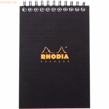 5 x Rhodia Notizblock Rhodia Office Note Pad A6 80g Spiralbindung 80 B von Rhodia