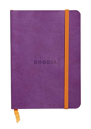 Rhodia 117310C Notizheft (mit weichem Umschlag, liniert, 72 Blatt, DIN A6, 10,5 x 14,8 cm) 1 Stück violett von Rhodia