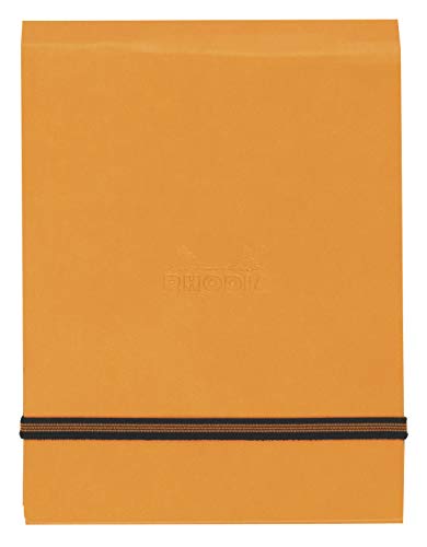 Rhodia 118926C Sammelmappe Webpocket mit Gummizug, DIN A5 167 x 224 mm, orange von Rhodia