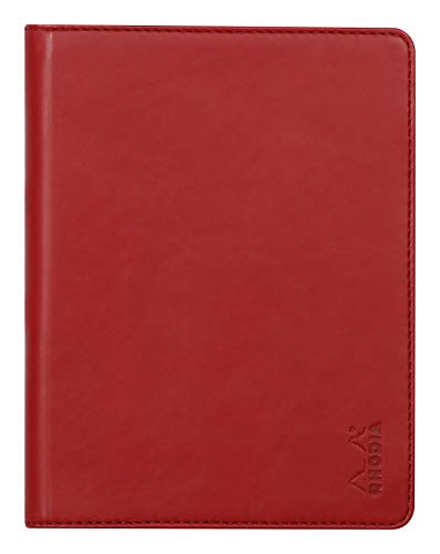 Rhodia 213007C - Mappe für Block oder Notizheft Rhodiarama - N°13, für DIN A6 (10,5x14,8 cm) 13x17 cm, elegant und praktisch, Rot, 1 Stück von Rhodia