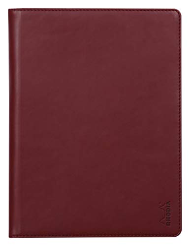 Rhodia 216008C - Mappe für Block oder Notizheft Rhodiarama - N°16, für DIN A5 (14,8x21 cm) 17,5x23,5 cm, elegant und praktisch, Weinrot, 1 Stück von Rhodia