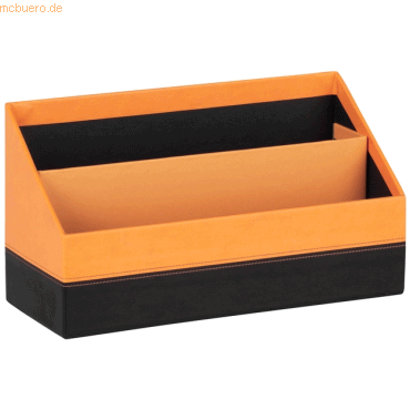 Rhodia Briefständer 20x10x14vm orange/schwarz von Rhodia