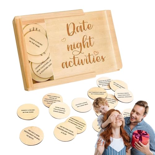 Riaisttd Date Night Games, Couples Date Night, 52 Date Night Activities, Fun Couple Games, Romantic Date Ideas, Marriage Date Box, Newlywed Keepsake, Wedding for Couples von Riaisttd