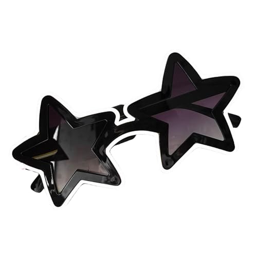 Riaisttd LED Light Up Glasses, Colorful Star Sunglasses with Transparent Design, Perfect for Festivals and Carnivals, Unique Glowing Sunglasses to Illuminate Your Style at Garden Events and Parties von Riaisttd