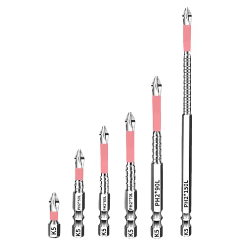 Screw Bit Set, Drill Bit Kit, Magnetic Driver Tips, 0.25 Inches High Performance Steel Build, Multi Purpose Precision Bits for Woodworking, Construction, Craft Drilling Repair Work Screw Bit Set, Drill Bit Kit, Magnetic Driver Tips, 0.25 Inches High Performance Steel Build, Multi Purpose Precision Bits for Woodworking, Construction, Craft Drilling Repair Work von Riaisttd