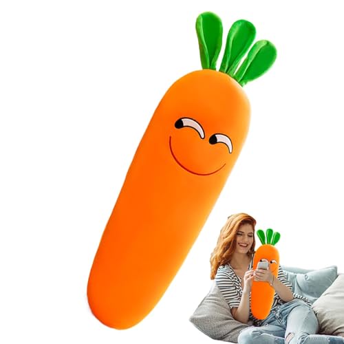 Stuffed Carrot, Soft Pillow Toy, Cute Stuffed Carrot Plush, Carrot Shape Pillow, 19.7 Inch Carrot Plush, Stuffed Carrot Toy for Kids, Carrot Plush Toy for Kids, Birthday Carrot Stuffed Toy, Valentine von Riaisttd