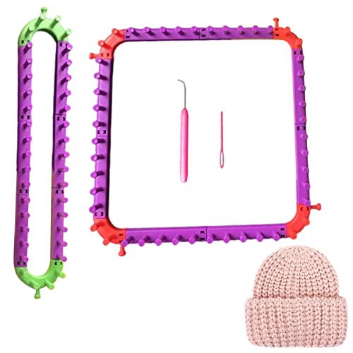 Rianpesn Stricken Loom-Kit - DIY lustige Strickstühle für Decken | Strick- und Häkelzubehör Kits zum Häkeln lernen für Kinder, Anfänger, Schal, Pullover, Schal, Decken von Rianpesn