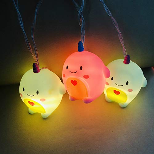 Niedliche Tierform LED Lichterketten Batteriebetriebenes Nachtlicht für Indoor Outdoor Halloween Weihnachten Thanksgiving Home Party Kinder Kinder Schlafzimmer Dekoration (Einhörner) von Riaxuebiy