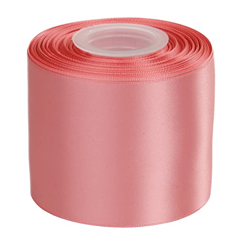 Ribbonitlux Doppelseitiges Satinband, 7,6 cm breit, 22 m (160-Dusty Rose), Set für Schleifen, Party-Dekor, Nähanwendungen, Hochzeit und Handwerk von Ribbonitlux