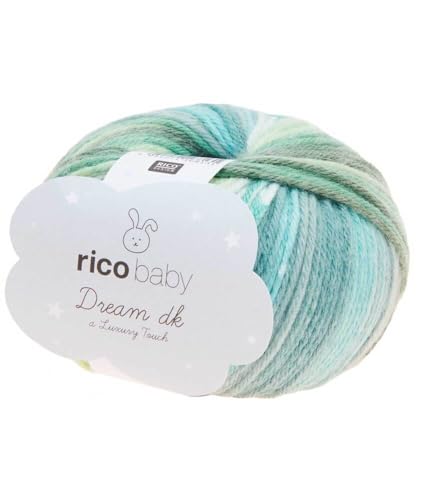 50g "Baby Dream Luxury Touch" - Farbe 18 - moos mix - ein extraweiches Babygarn mit tollen Farbverläufen.- (Lager: V-hbrR-ZT) von Rico Design