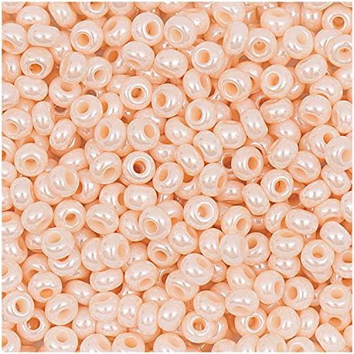 17g itoshii beads (Rocailles),- 2,6 mm - Farbe 24 - creme muschel von Rico Design