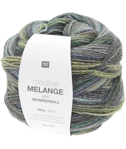 200g Creative Melange Aran - Wonderball - Farbe 24 - forest von Rico Design