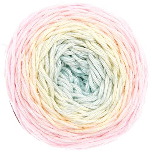 50g Ricorumi -Spin Spin - Farbe: 17 - Verlauf pastell - feine Baumwolle zum Häkeln von Amigurumi-Figuren aus den neue Ricorumi-Heften von Rico Design