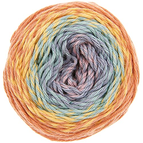 50g Ricorumi -Spin Spin - Farbe: 19 - Verlauf earthy regenbogen - feine Baumwolle zum Häkeln von Amigurumi-Figuren aus den neue Ricorumi-Heften von Rico Design