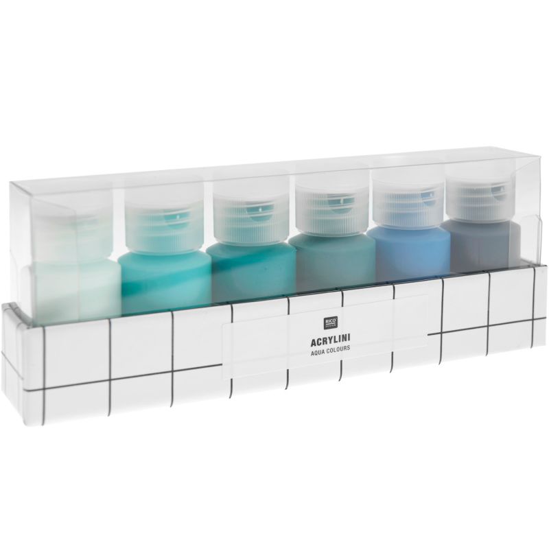 Acrylini Acrylfarben Set Aqua Colours von Rico Design