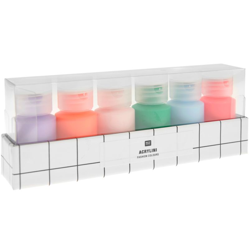 Acrylini Acrylfarben Set Fashion Colours von Rico Design