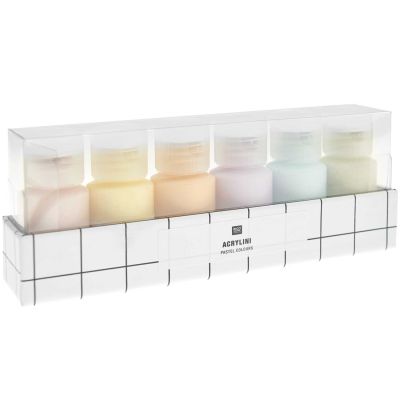 Acrylini Acrylfarben Set Pastel von Rico Design