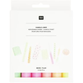 Candle Liner Kerzenmalfarbe Set Neon von Rico Design