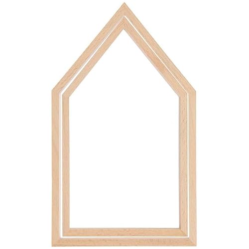 Dekorativer Stickrahmen – Haus – 16 x 27 cm – 2 Stück von Rico Design