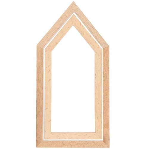 Dekorativer Stickrahmen – Haus – 9 x 18 cm – 2 Stück von Rico Design