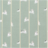 Druckstoff Canvas Bunny Hop mint 50x140cm von Rico Design