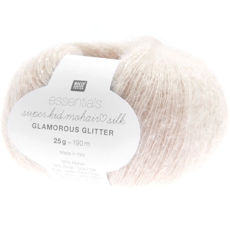 Essentials Super Kid Mohair Loves Silk Glamorous Glitter von Rico Design