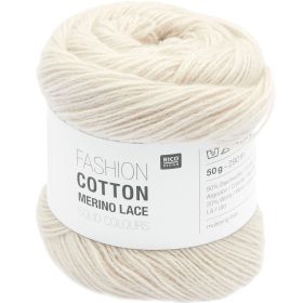 Fashion Cotton Merino Lace Solid Colours von Rico Design