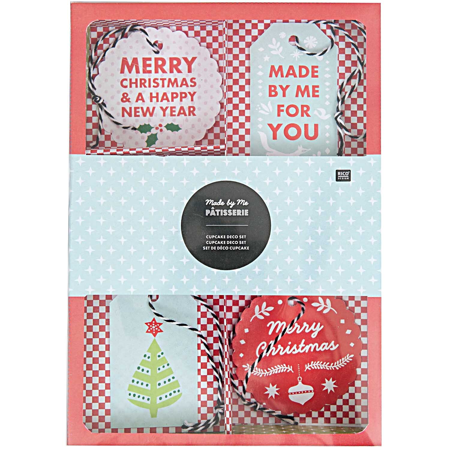 Geschenkanhänger X-MAS rot-mint 48 Stück Geschenkanhänger X-MAS rot-mint 48 Stück von Rico Design