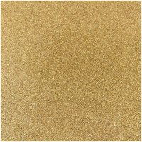 Bügelbogen für eigene Motive gold glitter 15x18,5cm von Rico Design