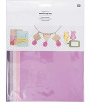 Kunstleder Set Girly 14,8x21cm 5 Stück von Rico Design