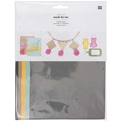 Kunstleder Set fashion 14,8x21cm 5 Stück von Rico Design