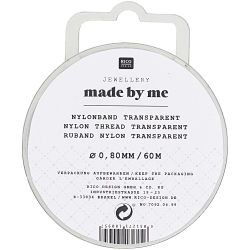 Nylonfaden transparent 0,8mm 60m von Rico Design