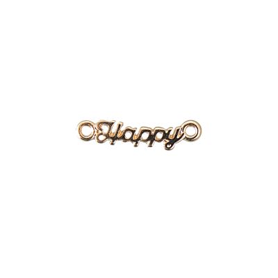 Schriftzug Happy gold 19x6mm von Rico Design