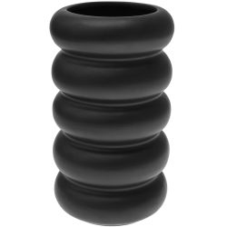 Keramik Vase schwarz von Rico Design