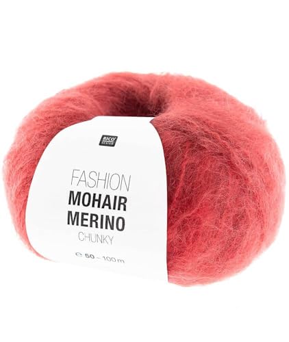 Lassen Sie sich von Luxe einwickeln: Wollknäuel Fashion Mohair Merino Chunky Rico Design von Rico Design