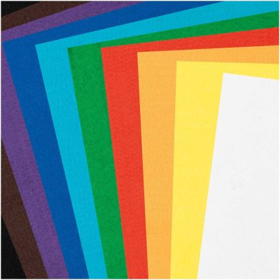 Filz-Plattenset 1mm 20x30cm 10 Farben von Rico Design