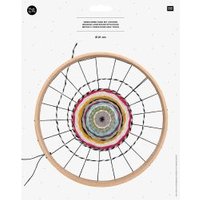 Webrahmen rund mit Löchern 21cm von Rico Design