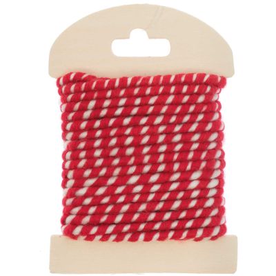 Kordel rot-weiß 5m Kordel rot-weiß 5m von Rico Design