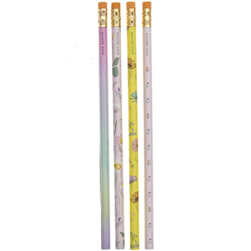 Paper Poetry Bleistift-Set Futschikato Blumen von Rico Design