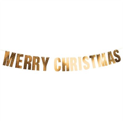 Paper Poetry Girlande Merry Christmas 3m Hot Foil von Rico Design