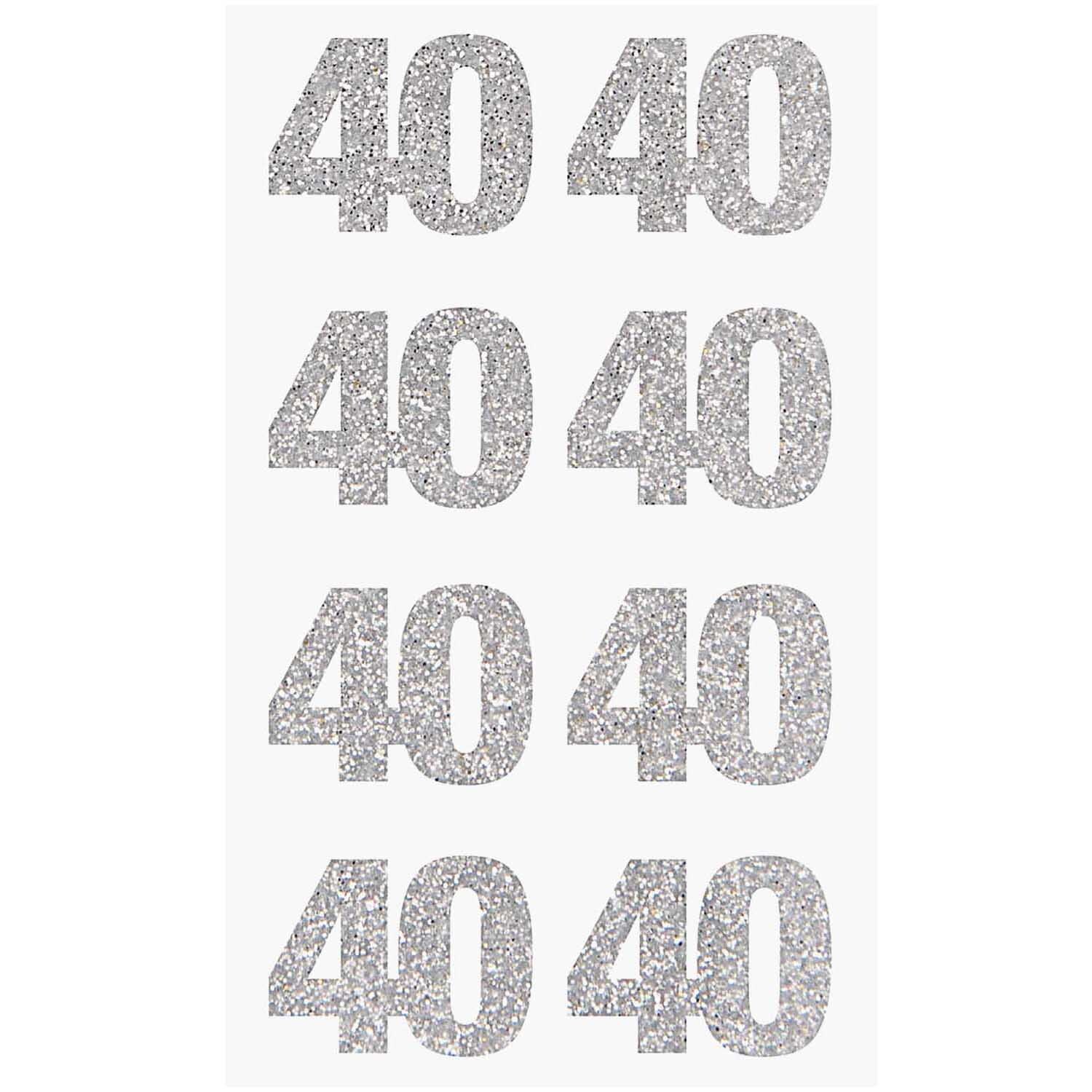Paper Poetry Glittersticker 40 silber Paper Poetry Glittersticker 40 silber von Rico Design