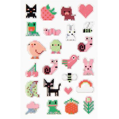 Paper Poetry Puffy Sticker Pixel von Rico Design