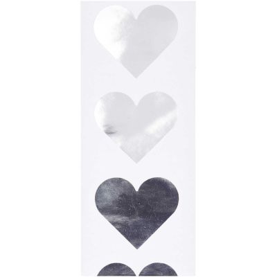 Paper Poetry Sticker Herzen 5cm 120 Stück auf der Rolle Hot Foil von Rico Design